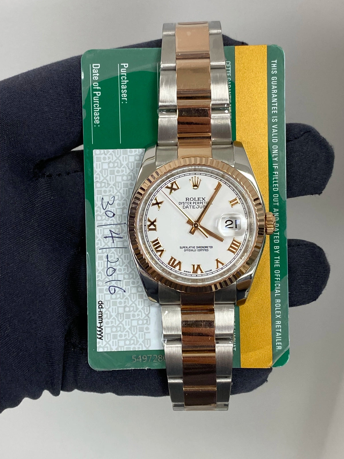 Rolex Datejust 36 116231 — listing photograph