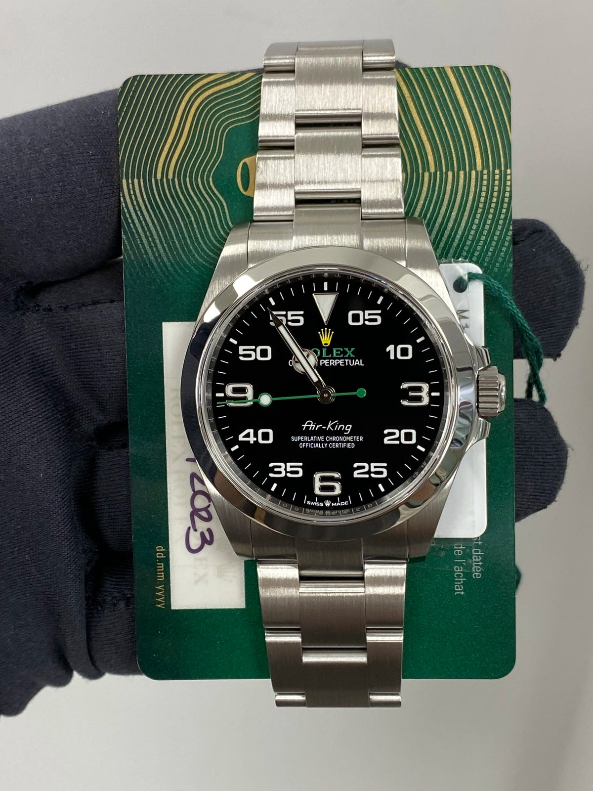 Rolex Airking 126900 Card 2023 SOLD
