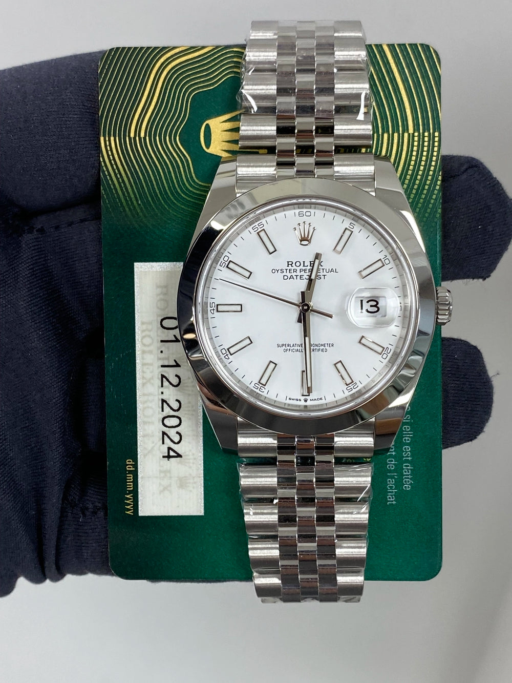 Rolex Datejust 41 126300 Card 2024