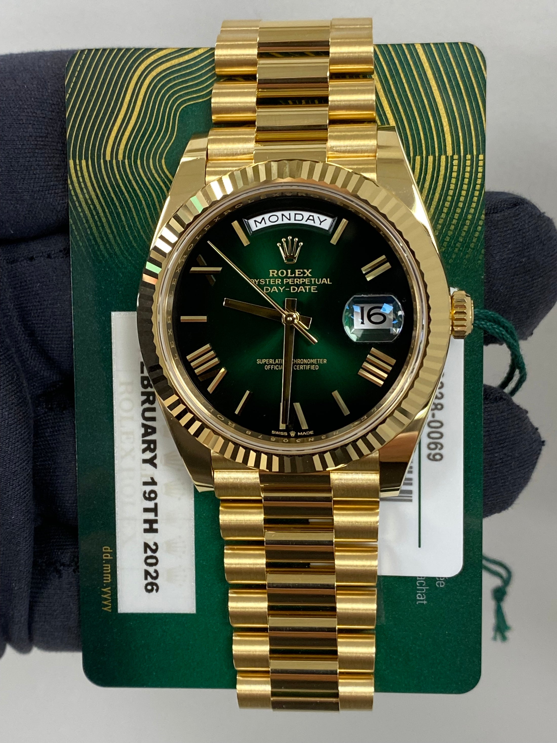 Rolex Day-Date 40 228238 Card 2026