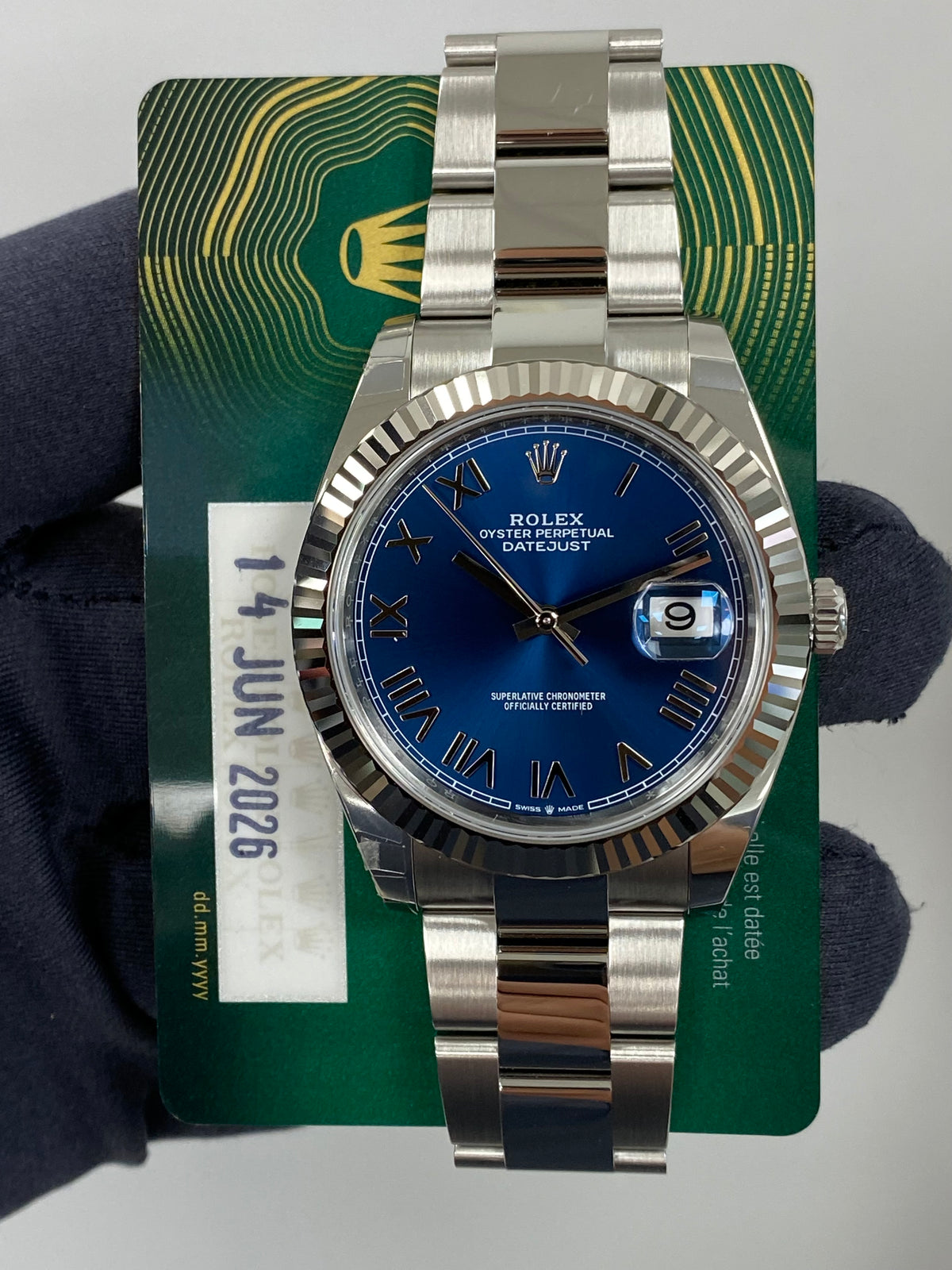 Rolex Datejust 41 126334 Card 2026 SOLD