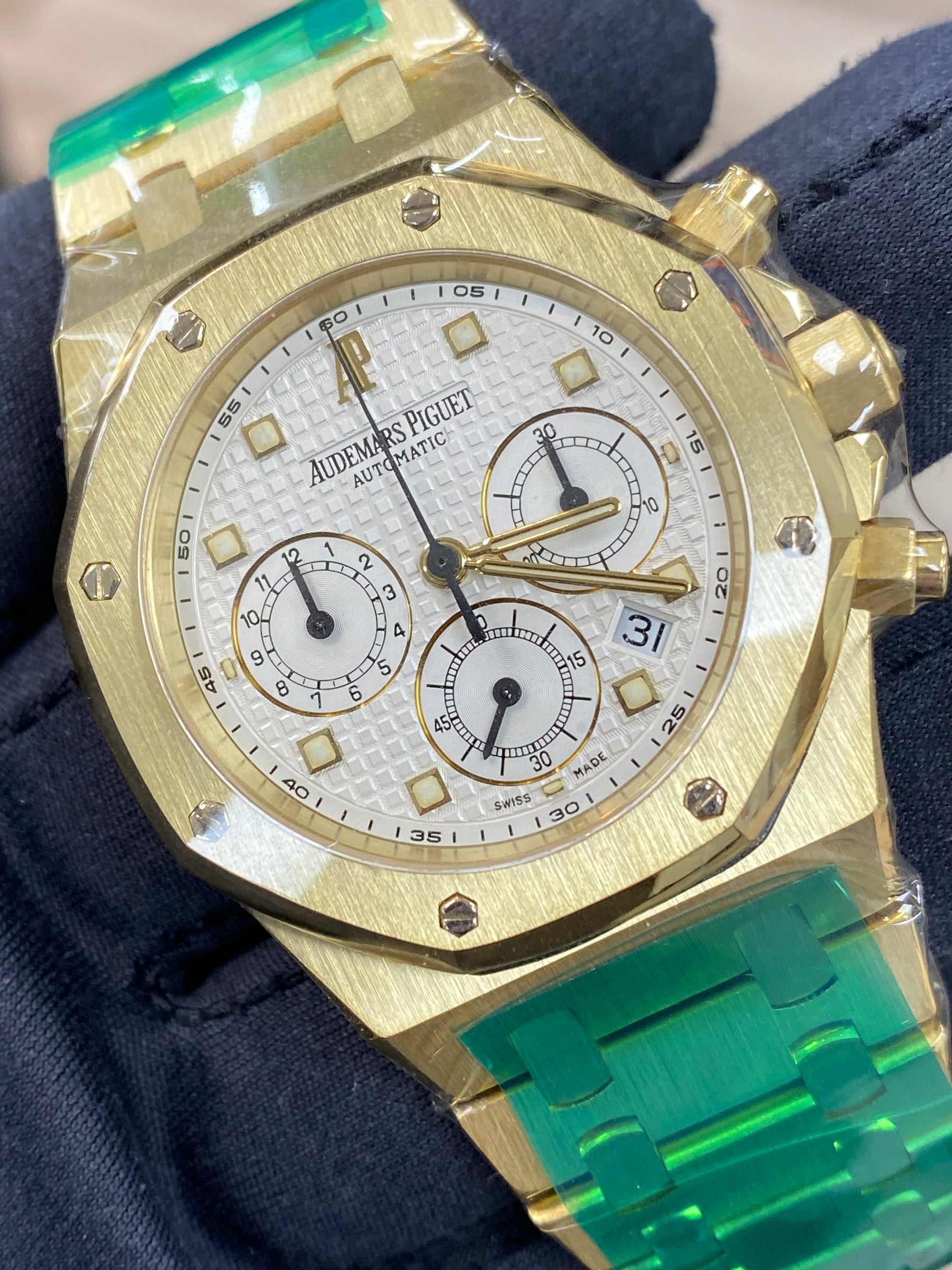 Audemars Piguet Royal Oak Kasparov 25960BA.OO.1185BA.01 Complete Open Date