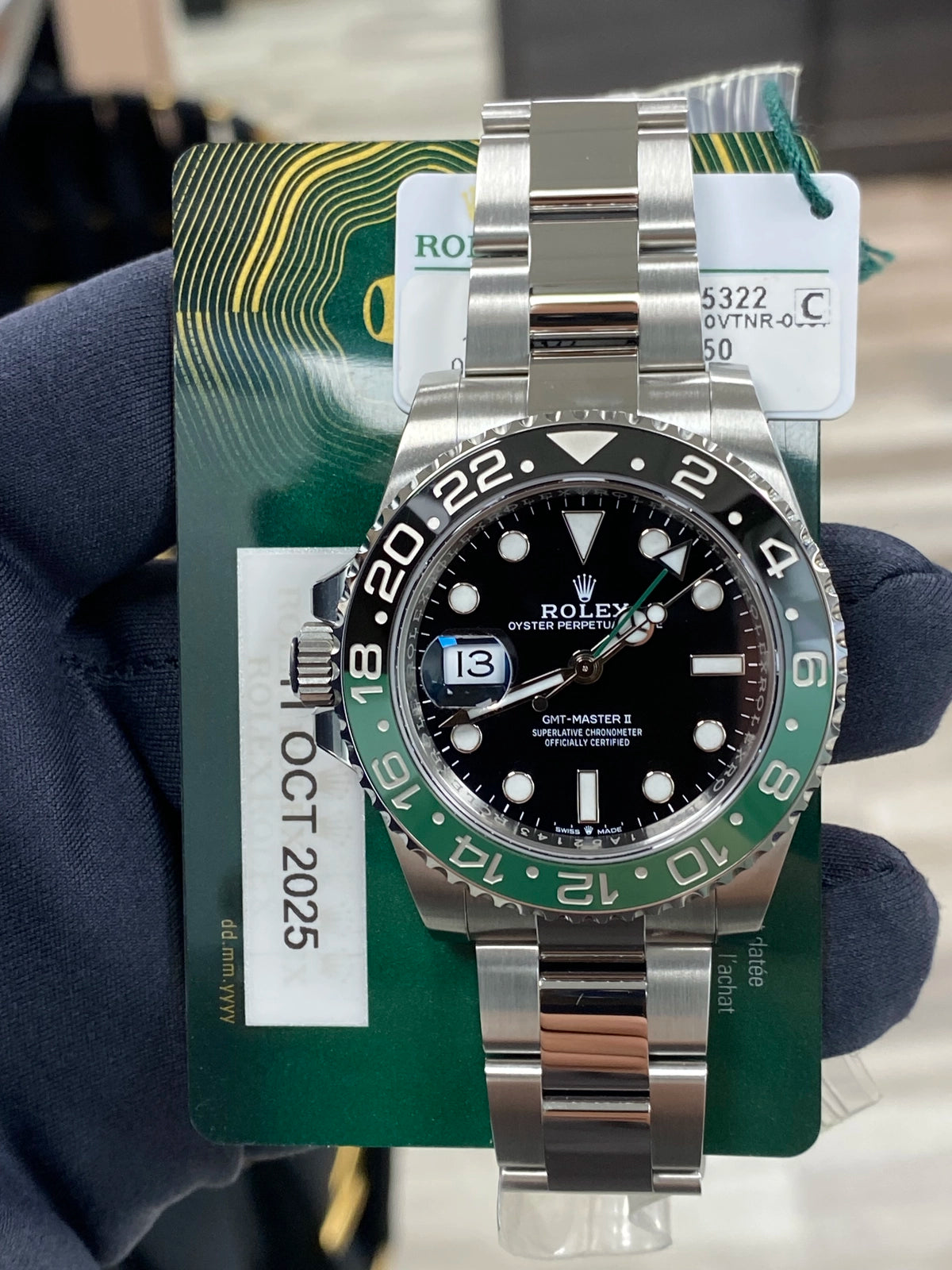 Rolex GMT-Master II 126720VTNR Papers 2025