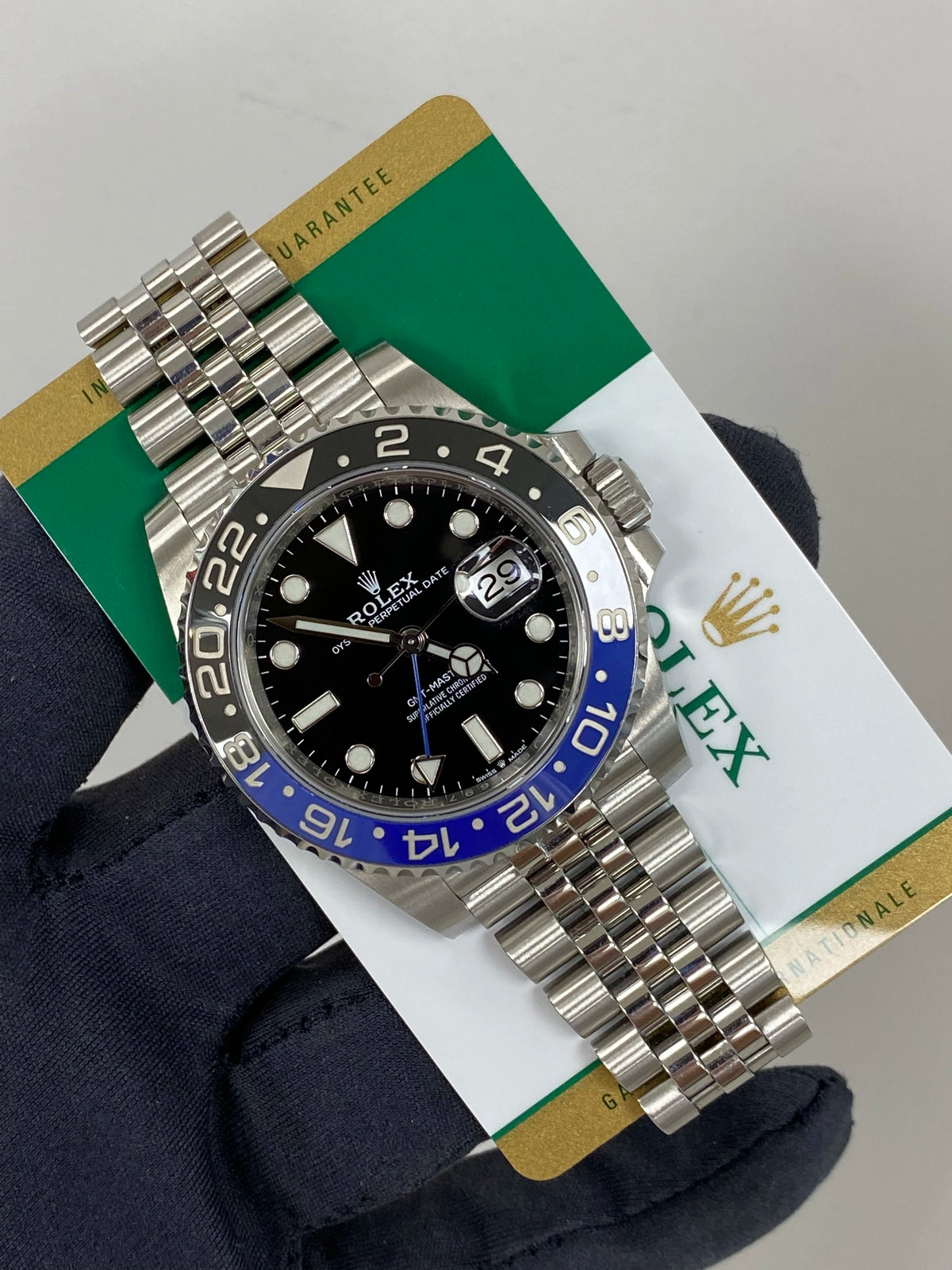 Rolex GMT-Master II Batgirl 126710BLNR Card 2019