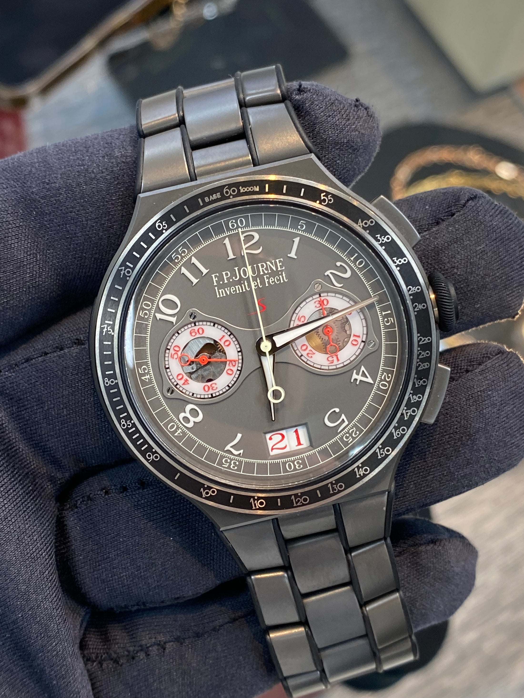 FP Journe Chronograph Rattrapante Chronograph Rattrapante Ti Complete 2019