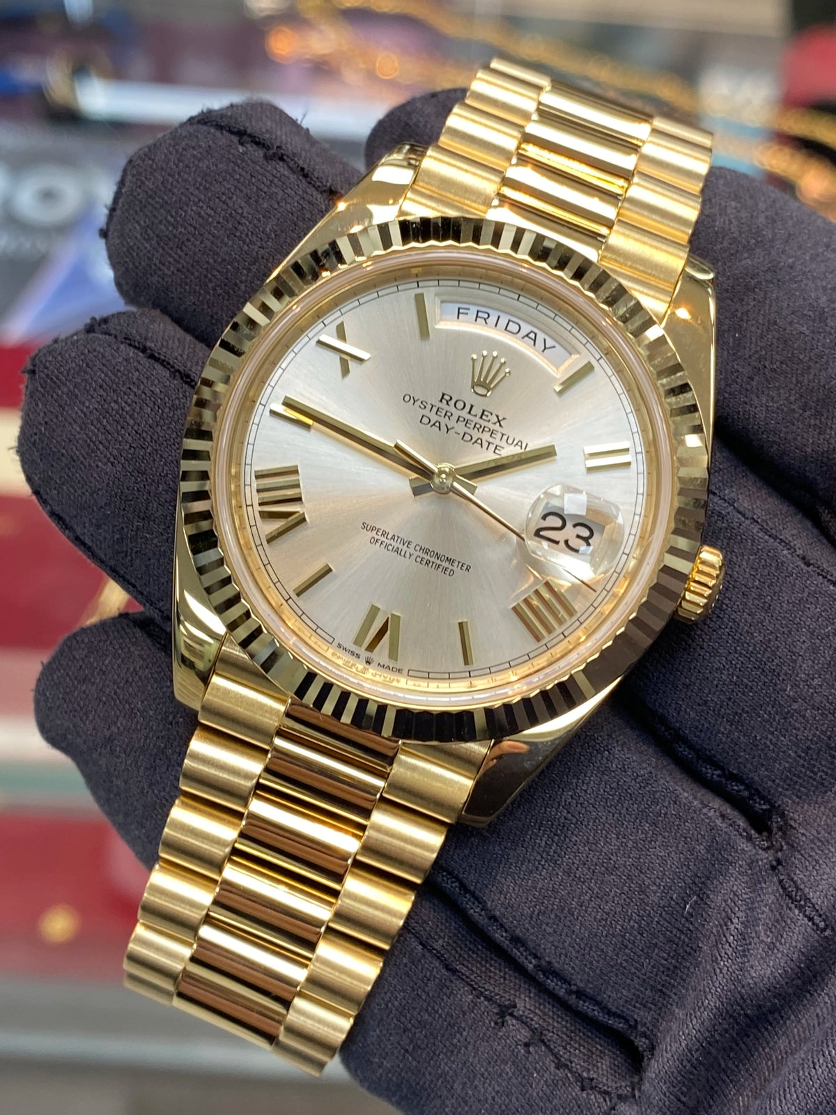 Rolex Day-Date 40 228238 Card Open Date