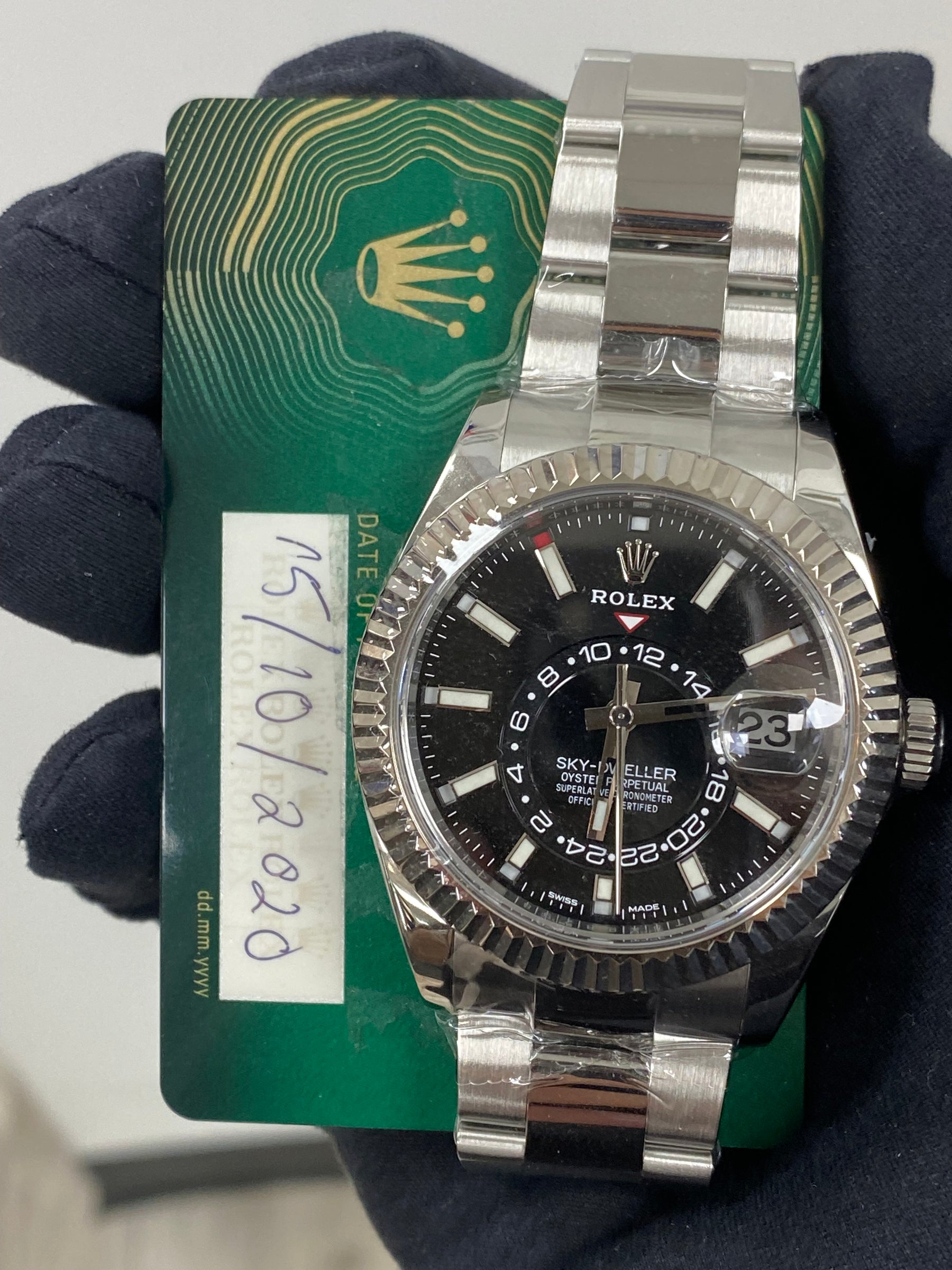 Rolex SkyDweller 326934 Card 2020