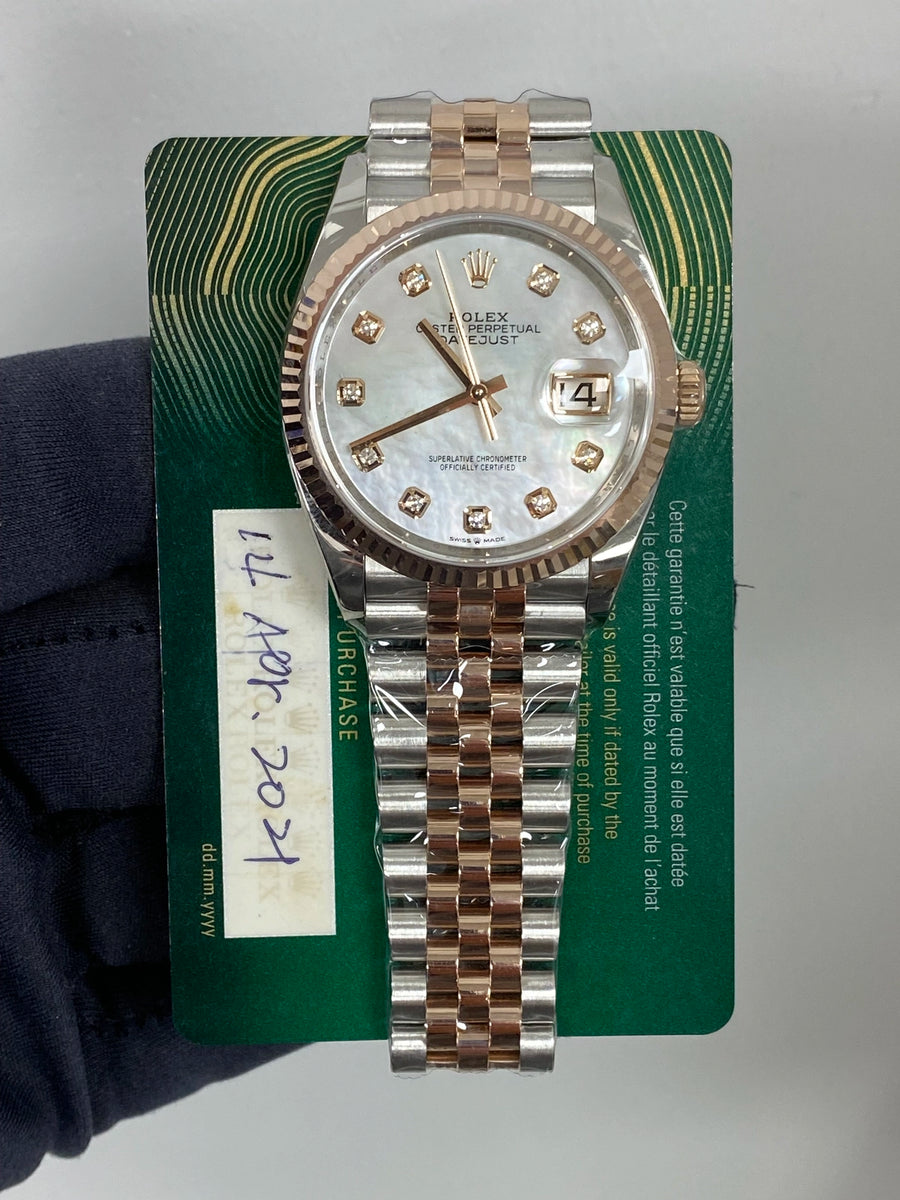 Rolex Datejust 36 126231 Card 2021