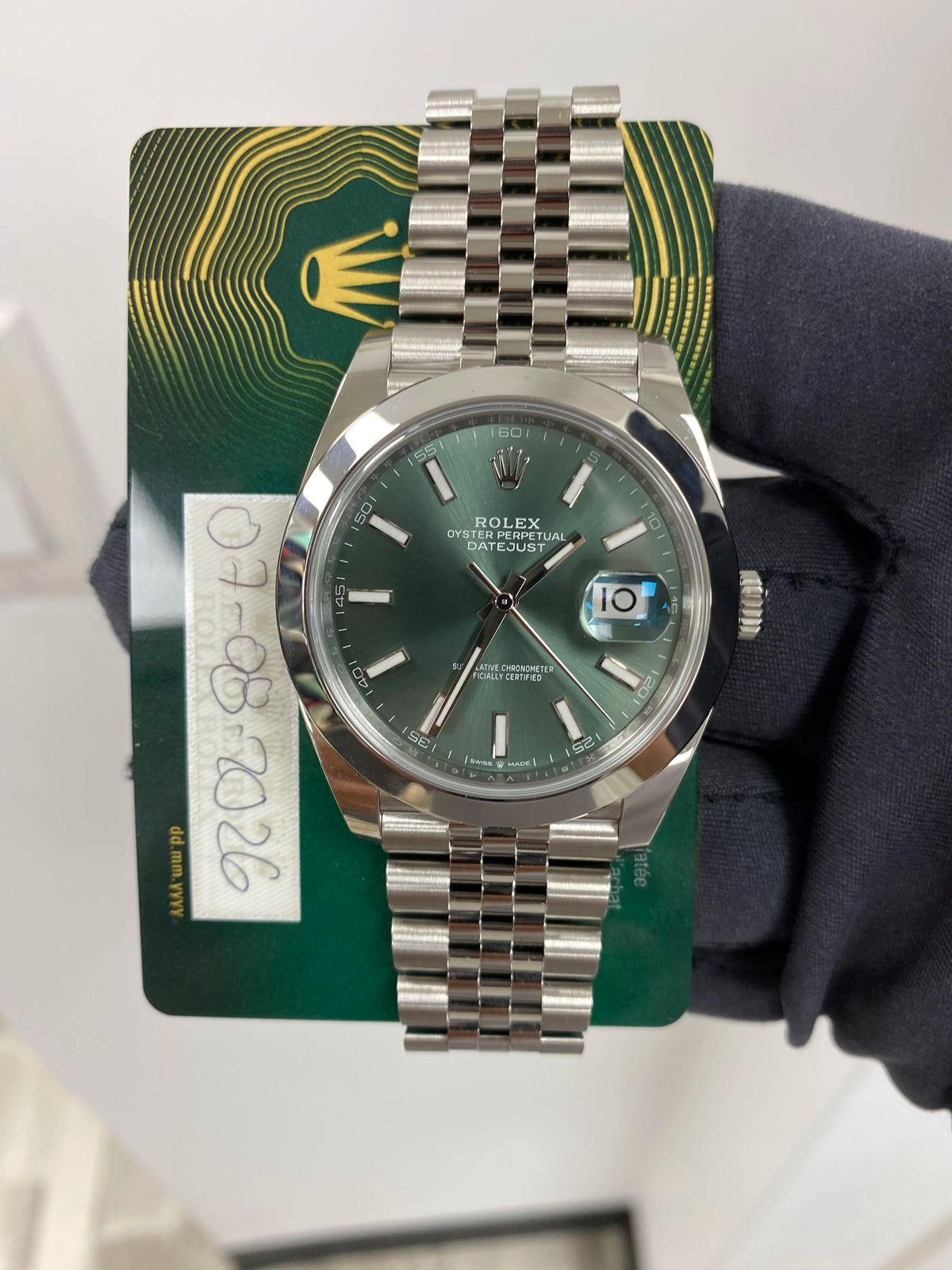 Rolex Datejust 41 126300 Card 2026 SOLD