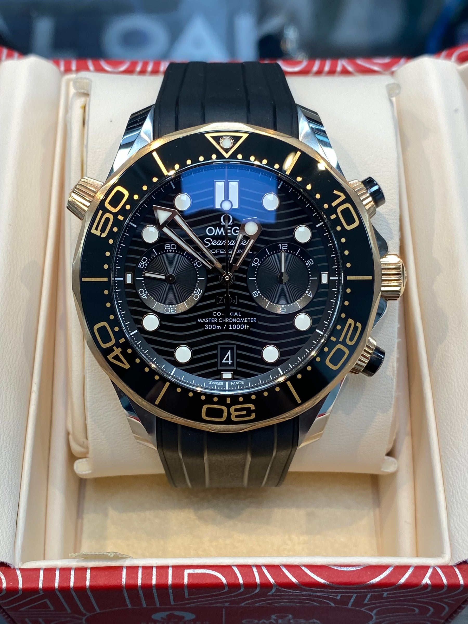 Omega Seamaster Diver 300M Co-Axial Master Chronometer 210.22.42.20.01.001 with Box