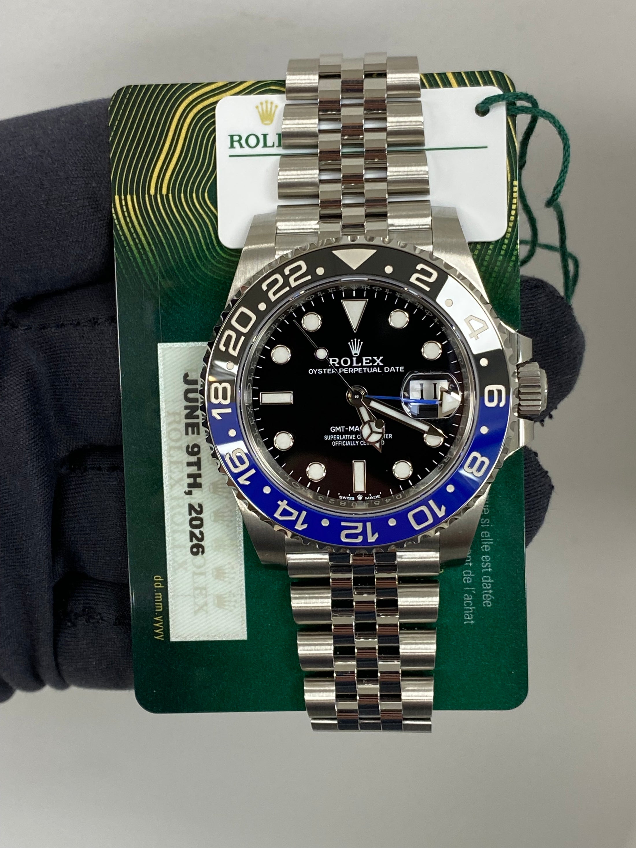 Rolex GMT-Master II Batgirl 126710BLNR Card 2026