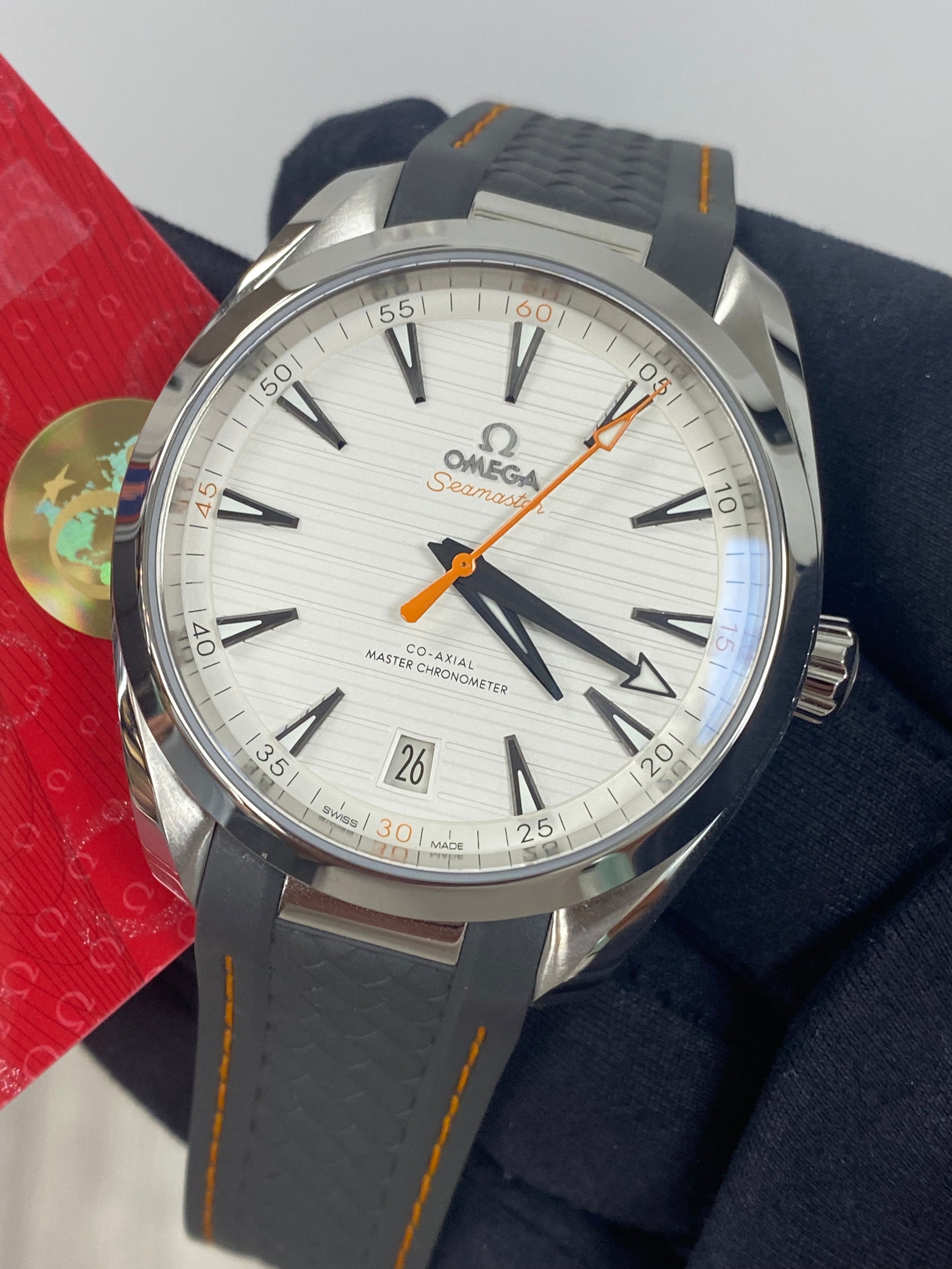 Omega Aqua Terra 150M Co-Axial Master Chronometer 220.10.41.21.02.001 Complete Open Date
