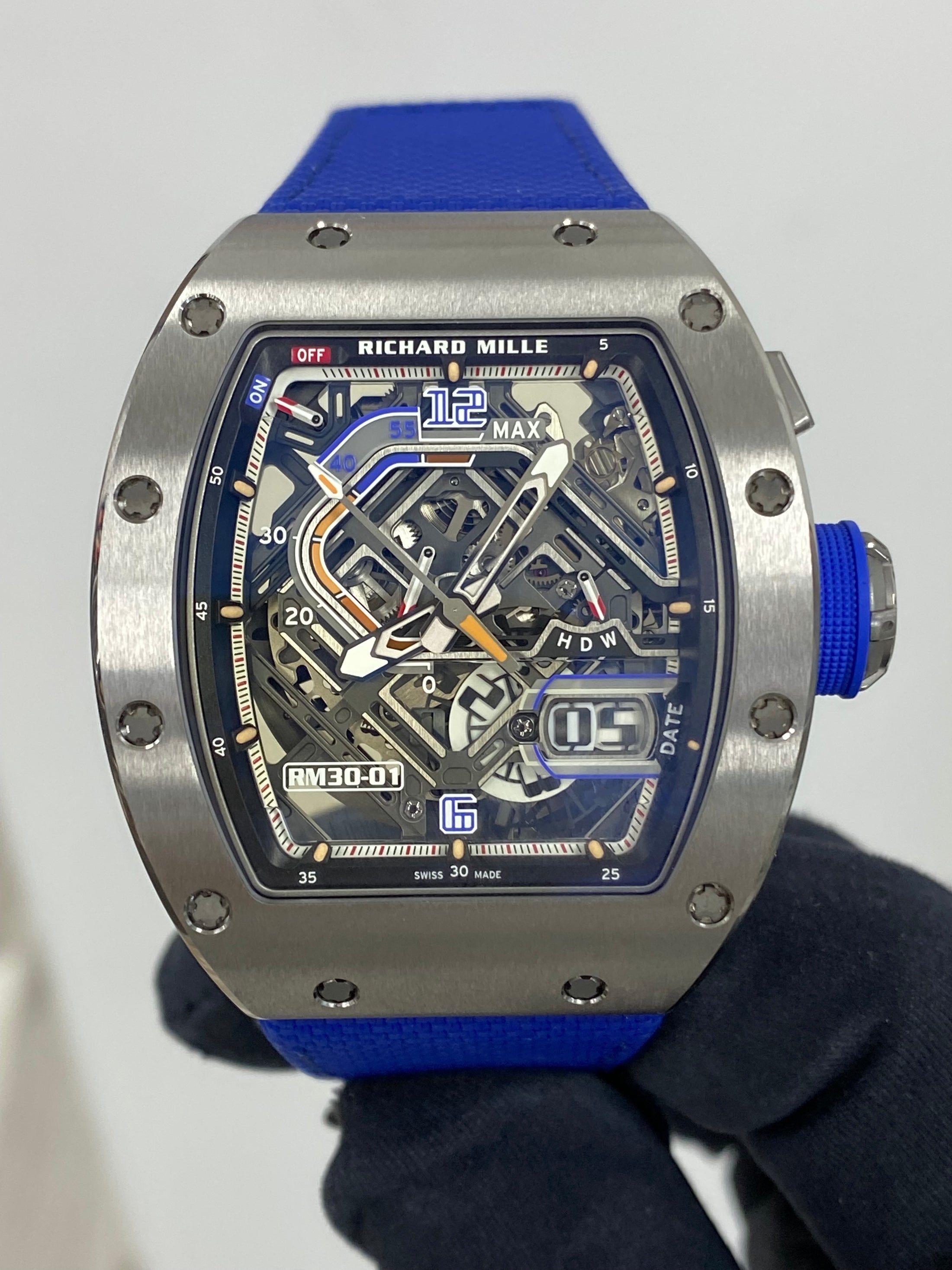 Richard Mille Automatic Winding With Declutchable Rotor RM30-01 Complete 2025