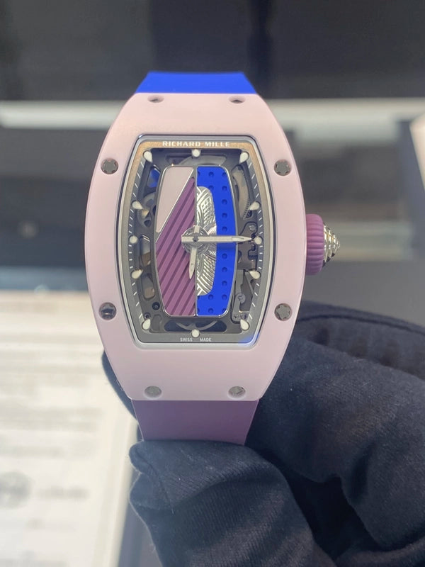 Richard Mille RM 07-01 Pink Ceramic Blue Purple Limited Edition 50 Pieces RM 07-01 SOLD